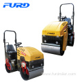Driving vibratory road roller small double drum roller